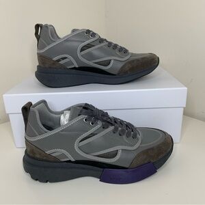 OAMC Gray Aurora Runner Sneakers Size 42 Season 2022 Model 22A28OAS02 Lilac Grey